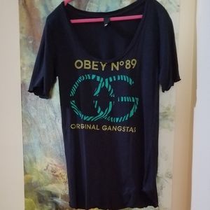 OBEY STRETCH TSHIRT WOMEN'S.
